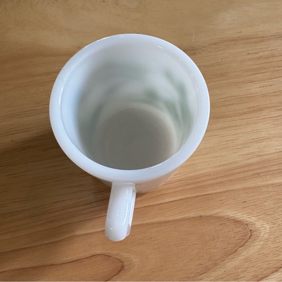 1950s Hazel Atlas Milk Glass Cowboy Graphic Mug - Picture 6 of 8